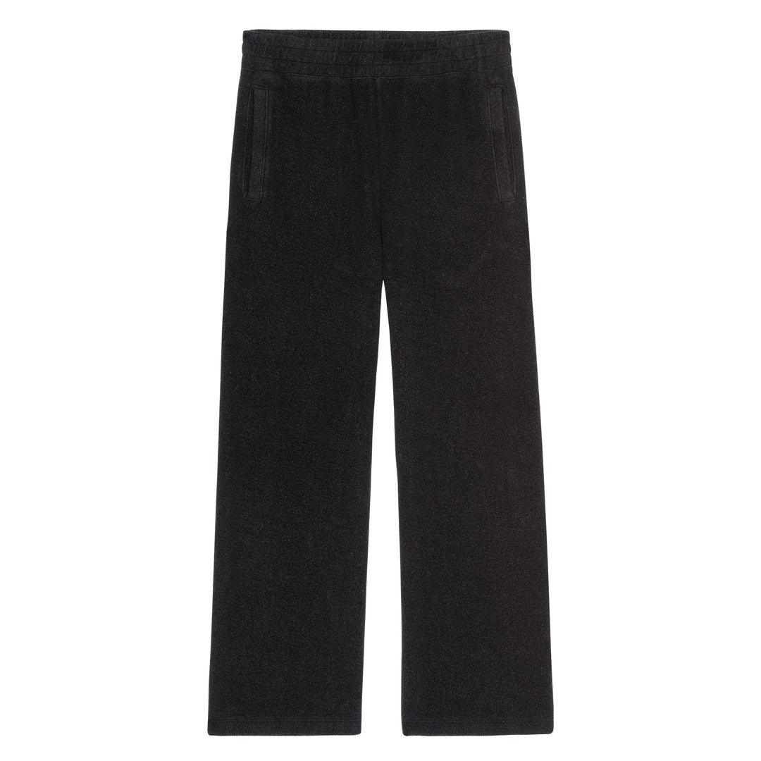 The Great - The Plush Victory Sweatpant in Almost Black