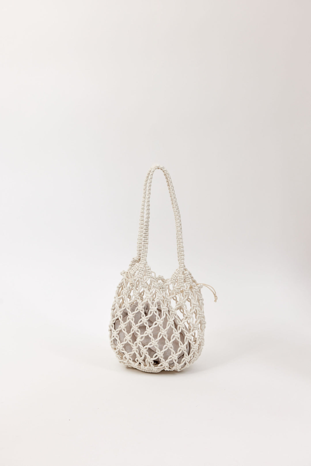 Hat Attack - Elodie Fisherman Bag in White