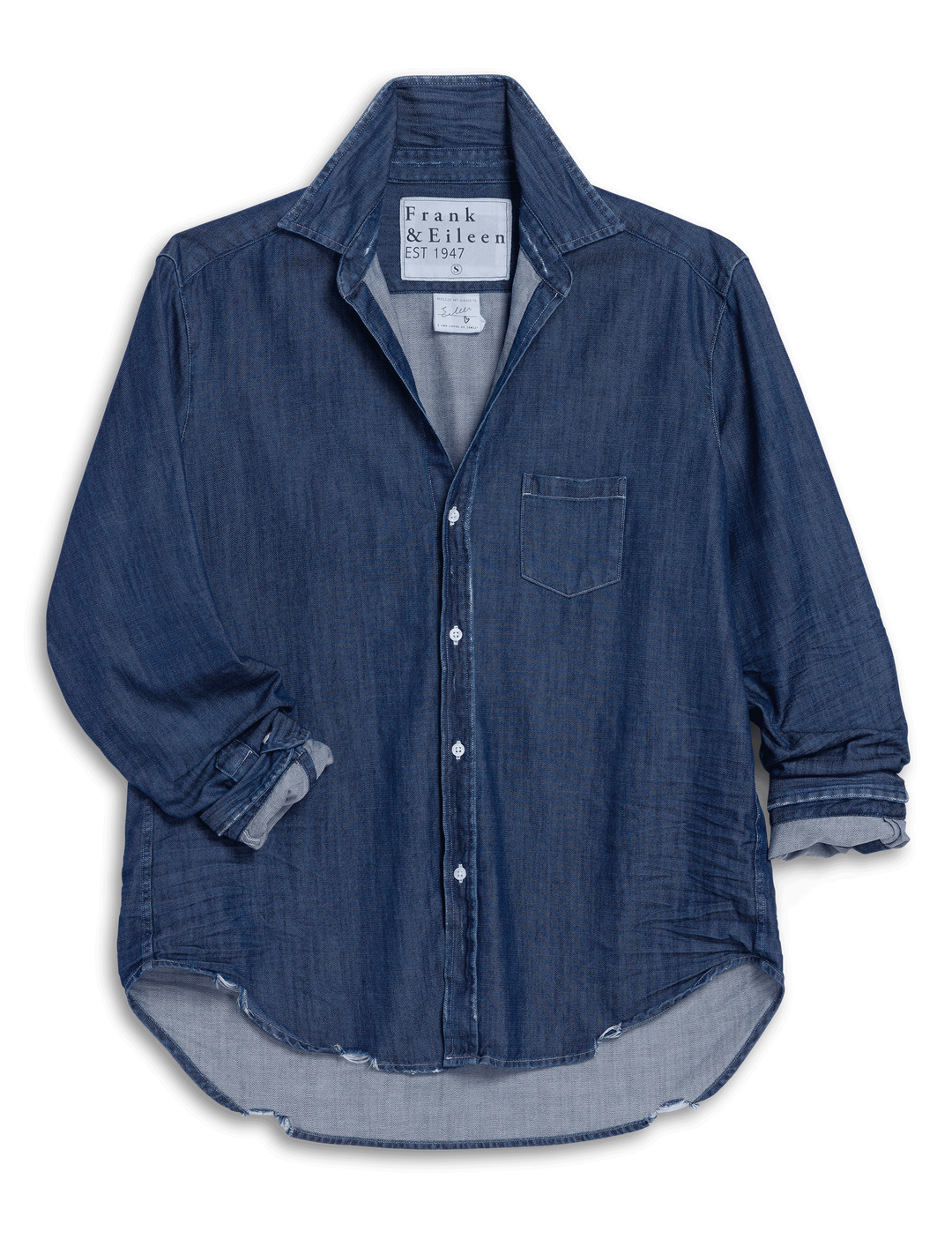 Frank & Eileen Relaxed Eileen Button-Up in Vintage Dark Wash
