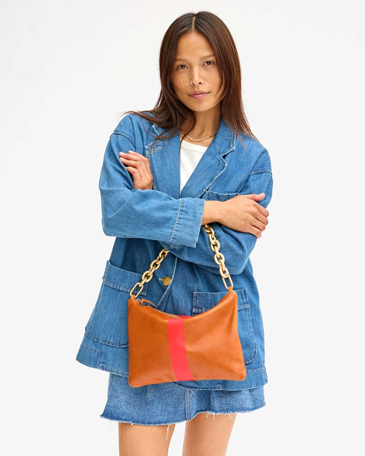 Clare V. - Shortie Strap in Vintage Gold