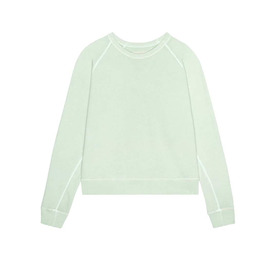 THE GREAT - The Fleece Rookie Sweatshirt in Fresh Mint