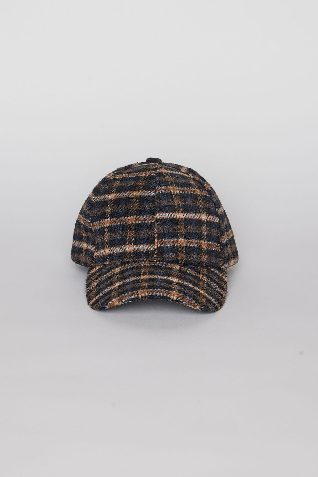 Hat Attack - Check Cap in Navy Check Hats