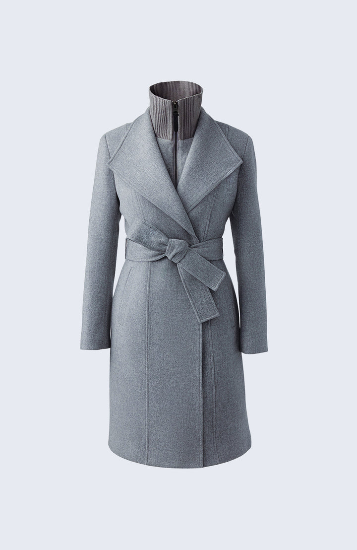 Mackage - Norita Wool Coat in Carbin Mix
