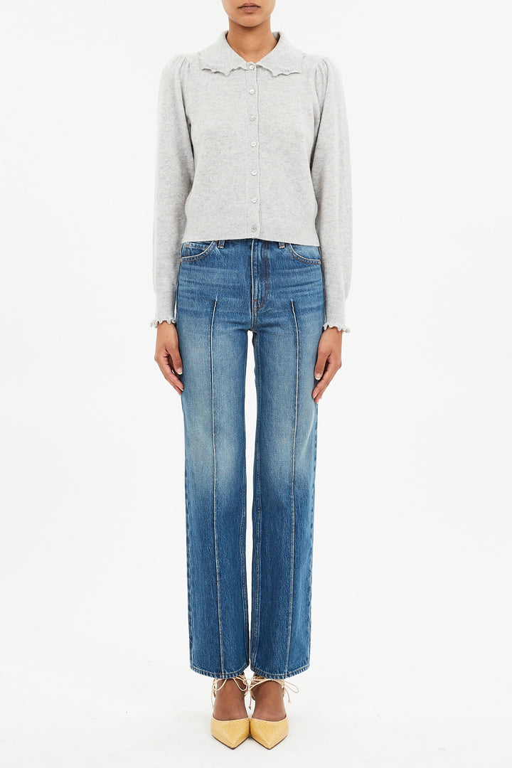 Ulla Johnson - Kalila Collared Cardigan in Pebble