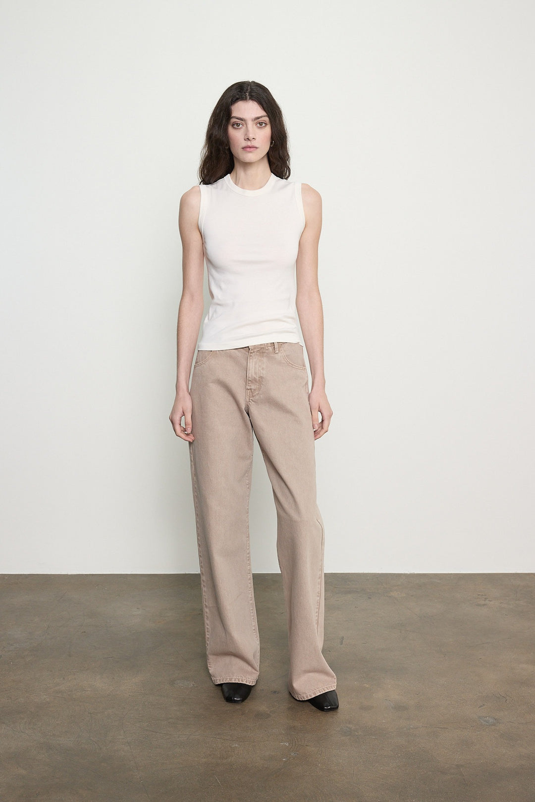 ENZA COSTA - Supima Cotton New Classic Tee in White