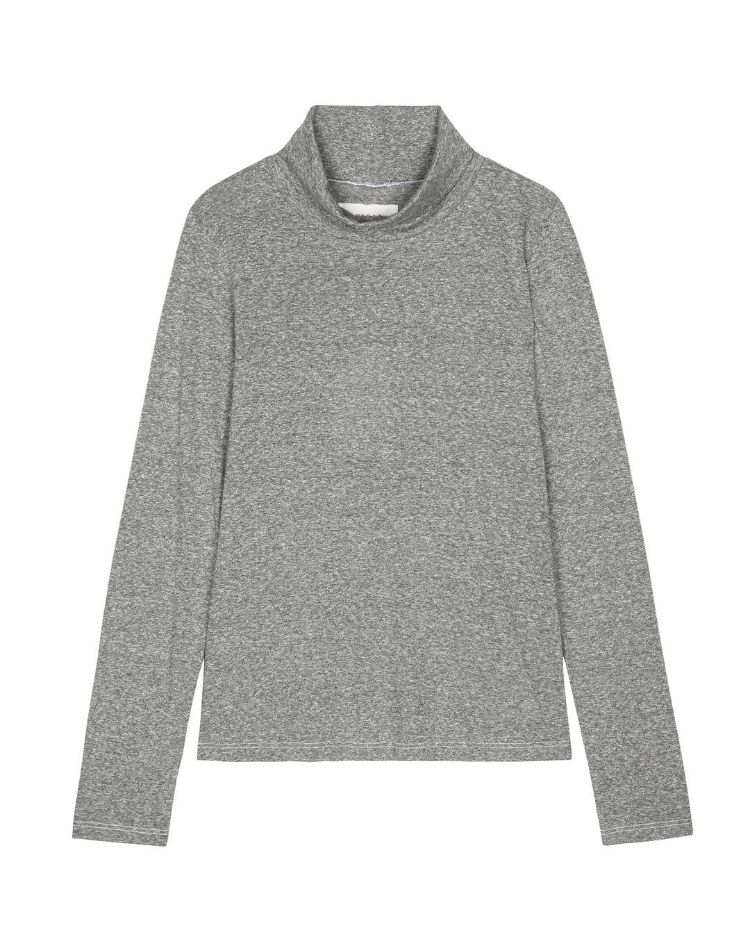 THE GREAT - The Turtleneck in Heather Grey