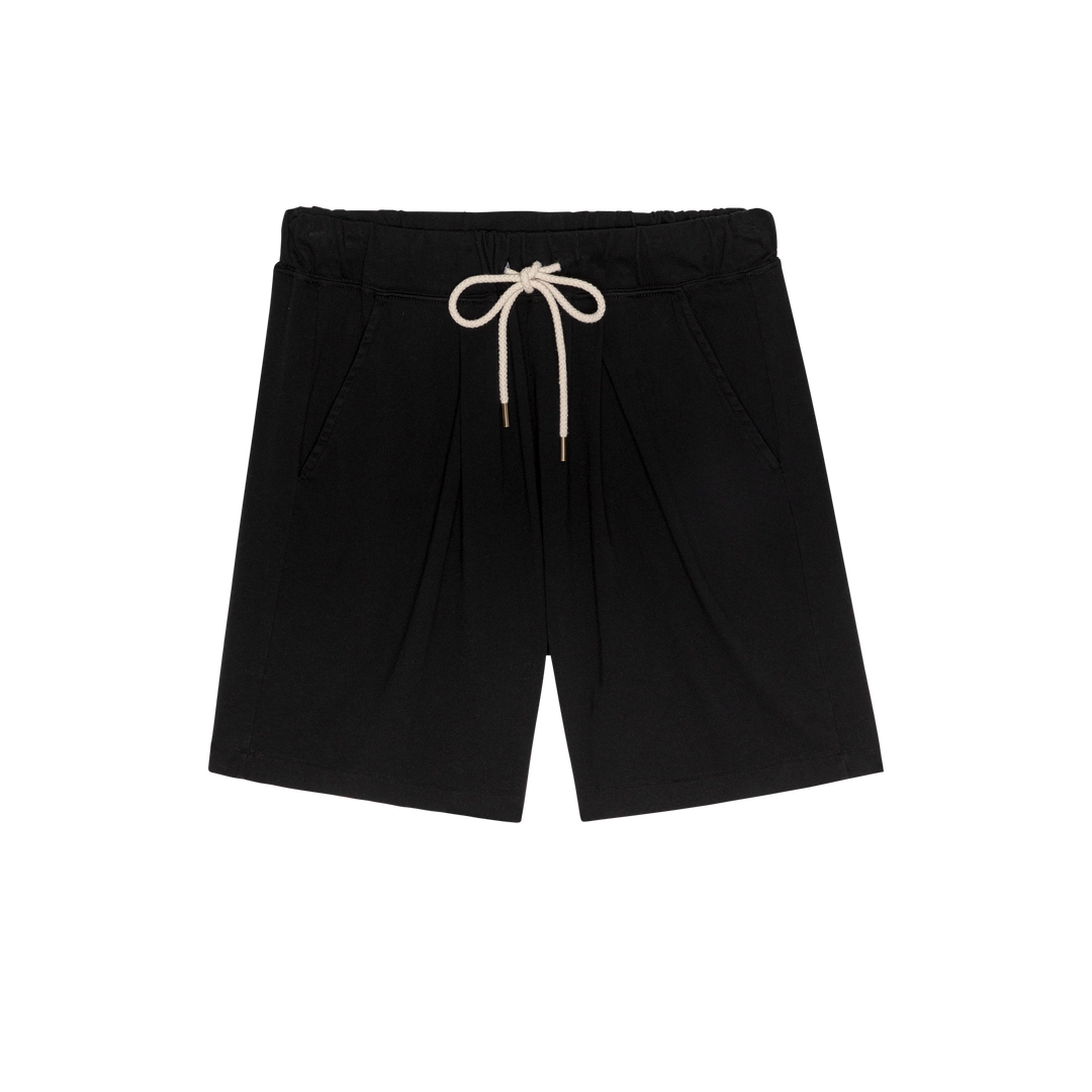 THE GREAT- The Relaxed Sport Short in True Black