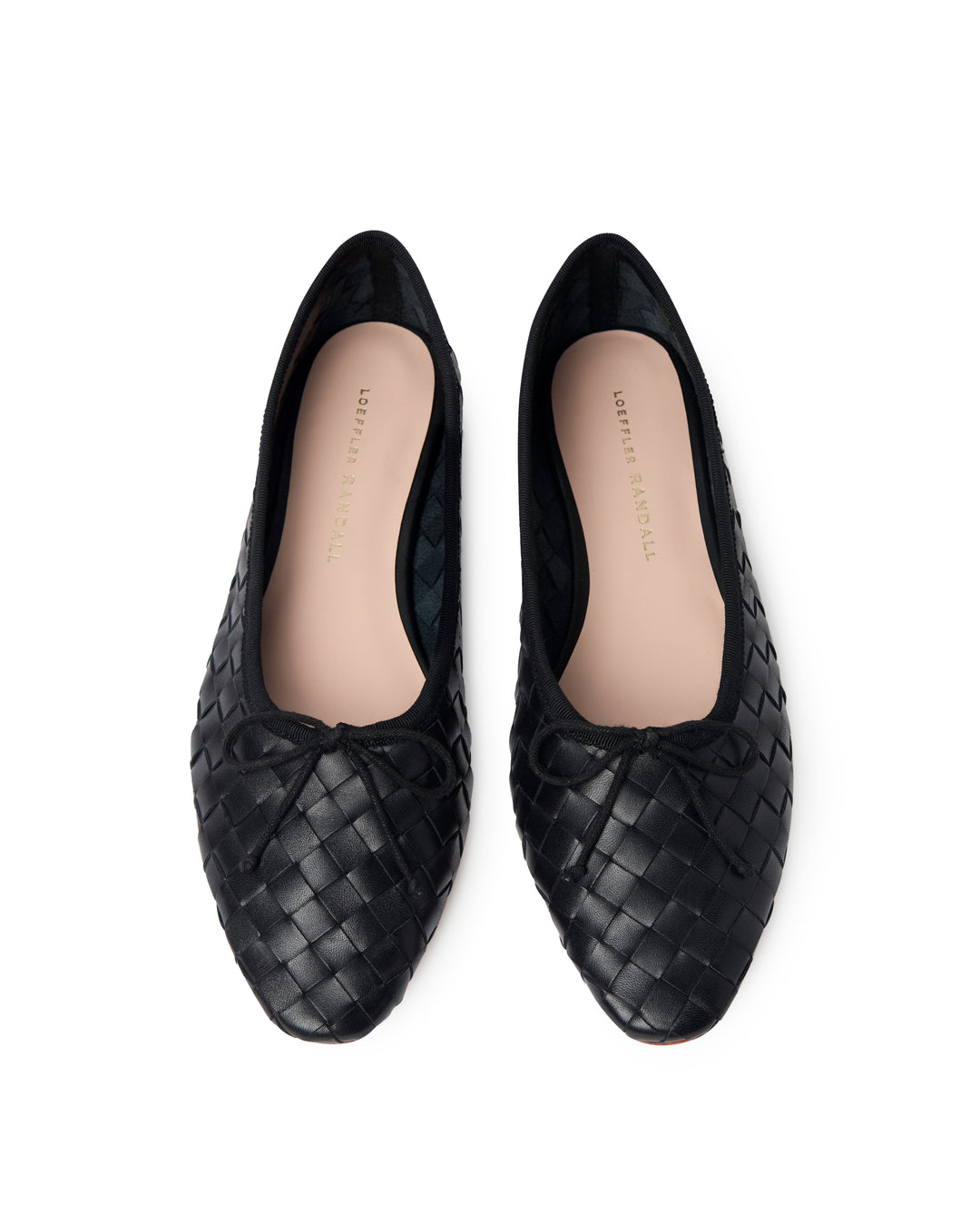 LOEFFLER RANDALL - Landry Woven Flat in Black