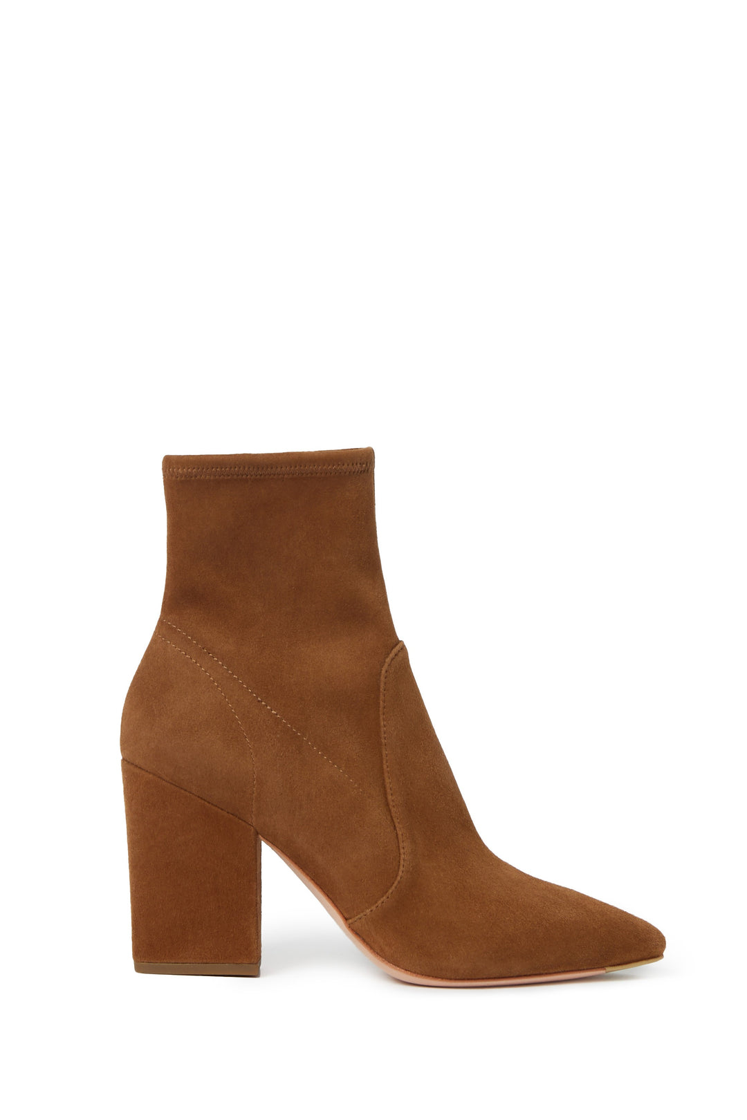 LOEFFLER RANDALL - Isla Suede Slim Ankle Bootie in Cacao