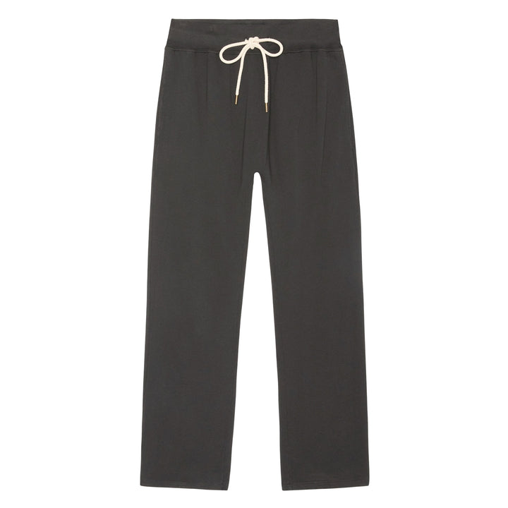 THE GREAT - The Horse Shoe Sweatpant in Almost Black Sweatpants