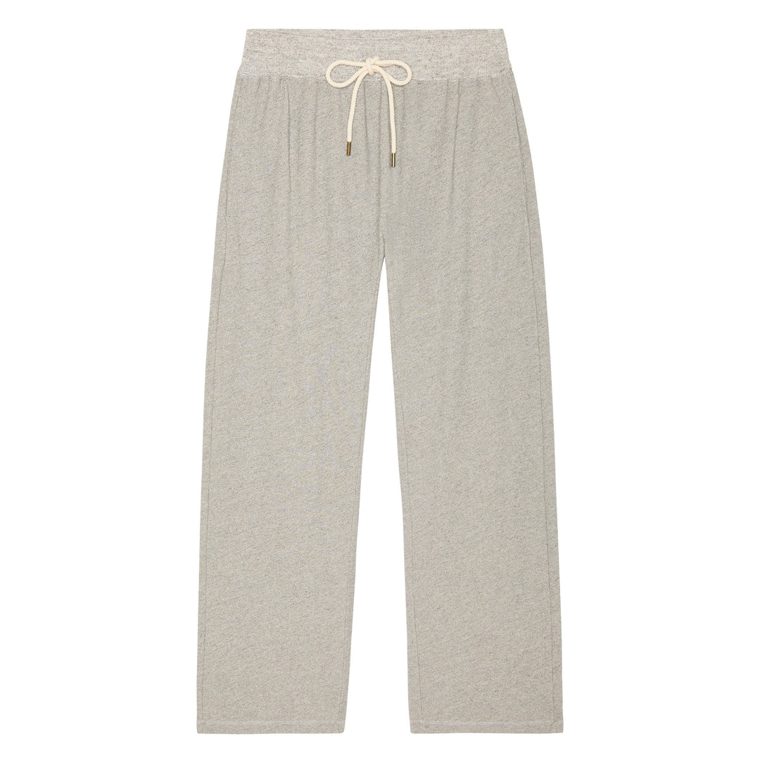 THE GREAT - The Horse Shoe Sweatpant in Varsity Grey Sweatpants