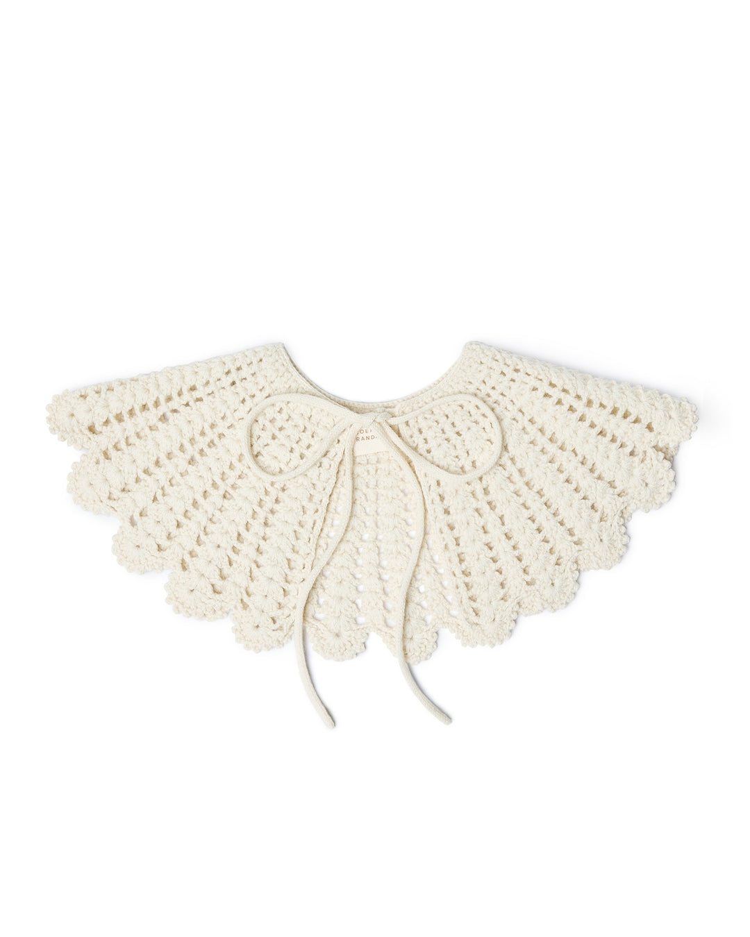 LOEFFLER RANDALL - Elio Wool Crochet Collar in Cream