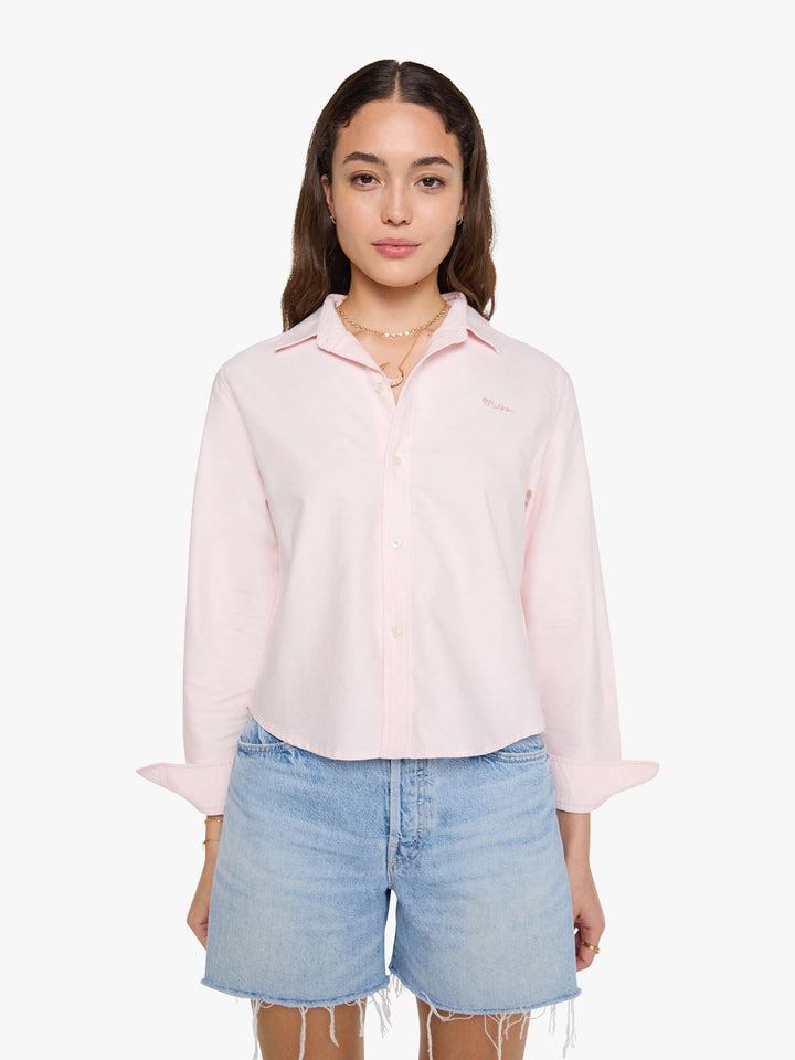 MOTHER - The Cropped Bestie in Pink