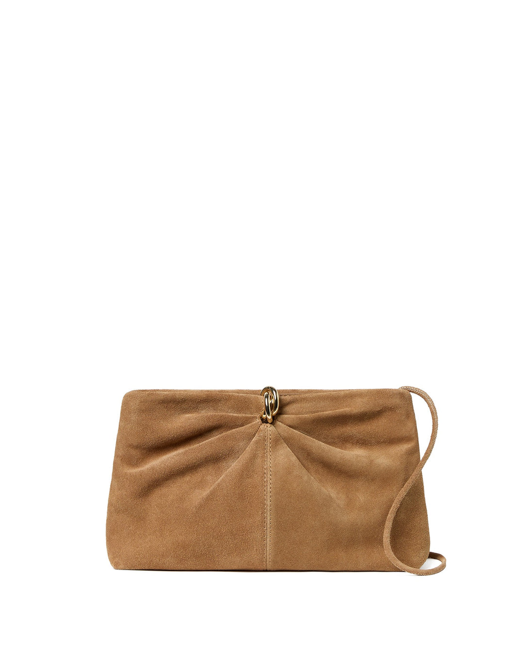 LOEFFLER RANDALL - Corine Gathered Multi Ring Clutch in Toffee