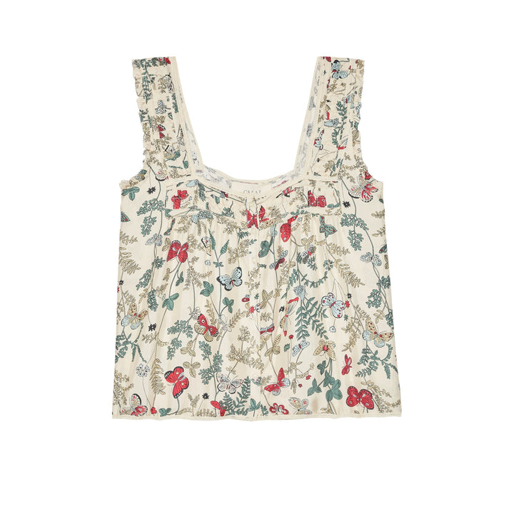 THE GREAT - The Victorian Pleat Tank in Floating Butterfly
