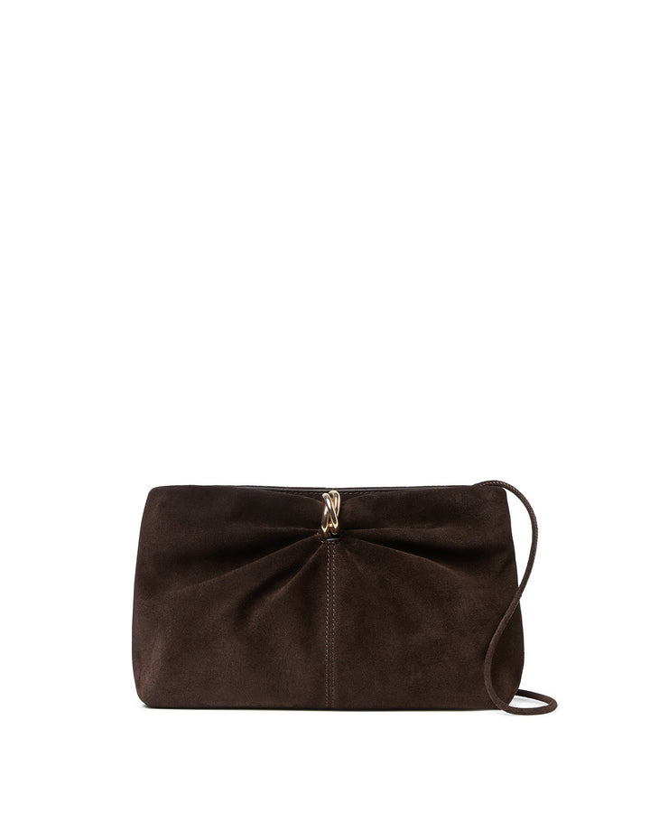 LOEFFLER RANDALL - Corine Gathered Multi Ring Clutch in Tmoro