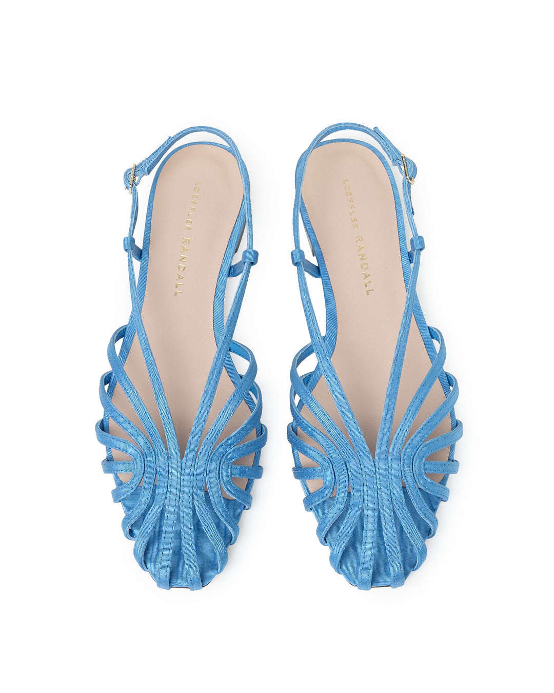 LOEFFLER RANDALL - Devon Lattice Slingback Sandal in Cornflower Blue