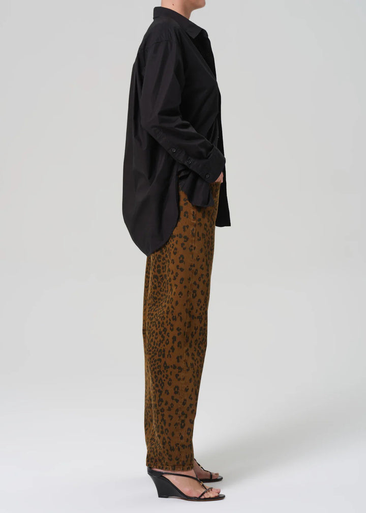Citizens of Humanity - Miro Long Relaxed Jean in Sepia Cheetah