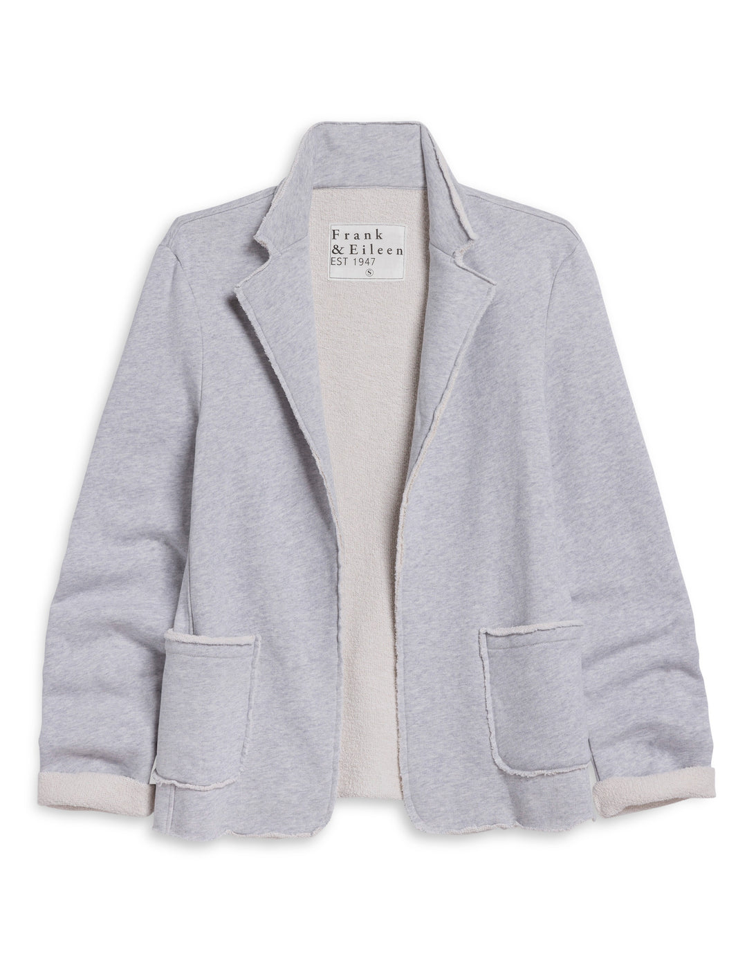 Frank & Eileen - Dublin Knit Blazer in Gray Melange Blazer
