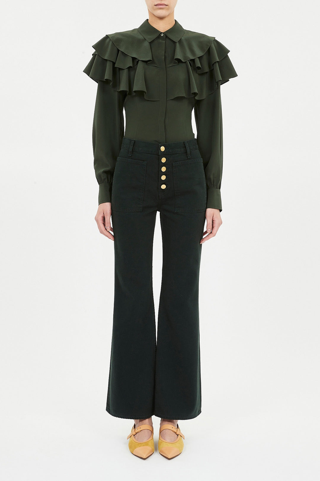 Ulla Johnson - The Lou High Rise Jean in Hunter