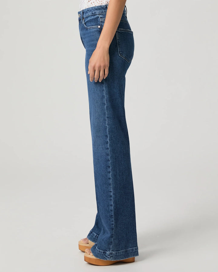 Paige - Leenah 32" Wide Leg Jean in Magda