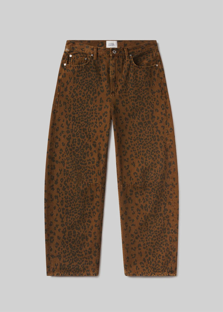 Citizens of Humanity - Miro Long Relaxed Jean in Sepia Cheetah
