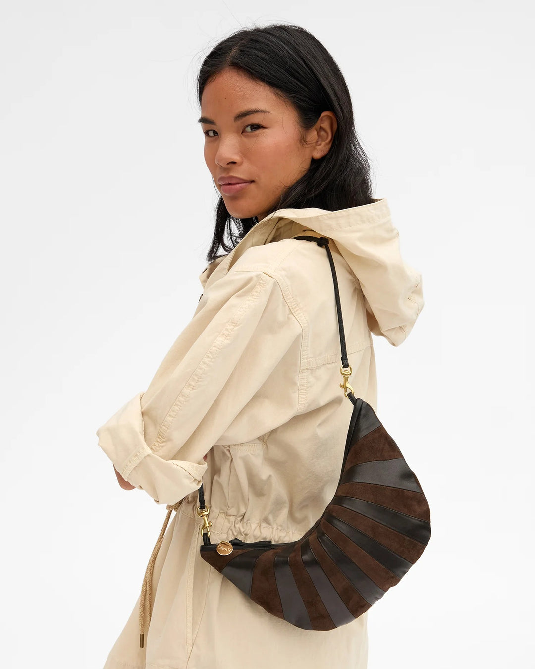 Clare V. - Lune Sunburst in Black/Chocolate