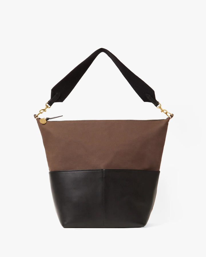 Clare V. - Sophie in Kalamata with Black Handbag