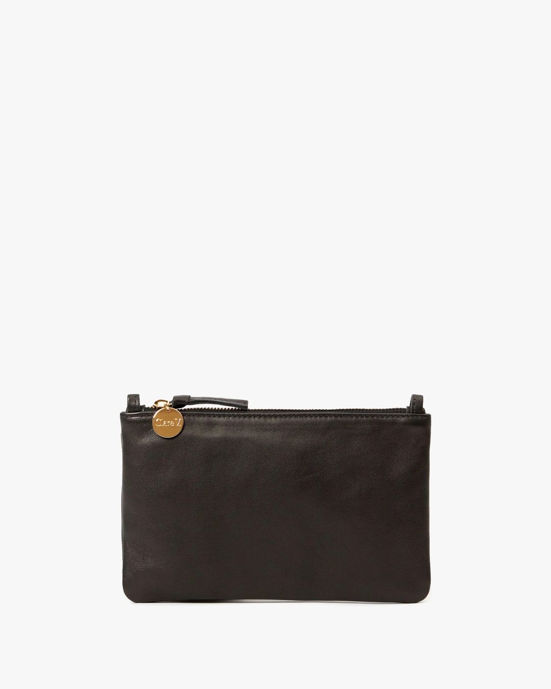 Clare V. - Wallet Clutch with Tabs in Black