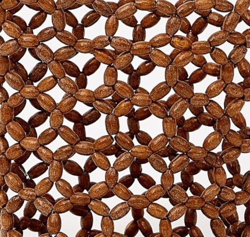 Hat Attack - Isla Beaded Mini Bag in Brown