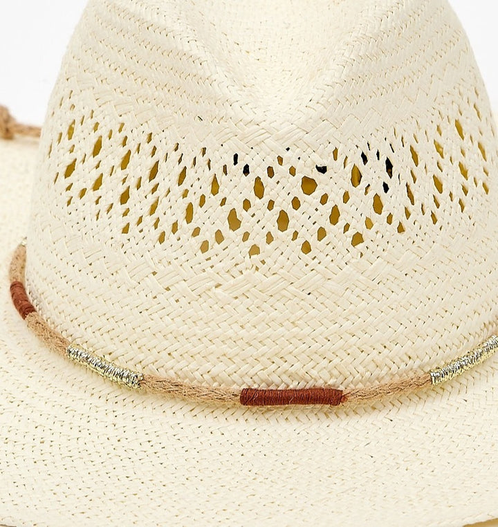 Hat Attack - Luxe Packable Sunhat in Bleach Jute