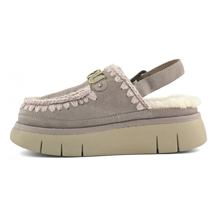 MOU - Bounce Clog Back Strap in Pink Brown