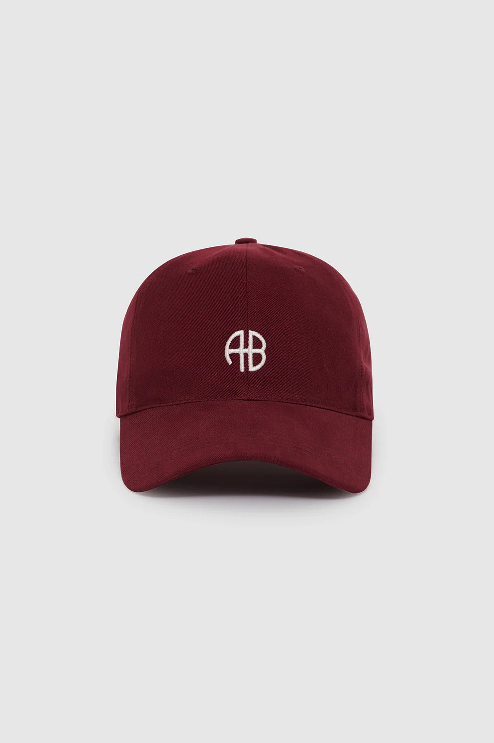 Anine Bing - Jeremy AB Baseball Cap in Cabernet Hats