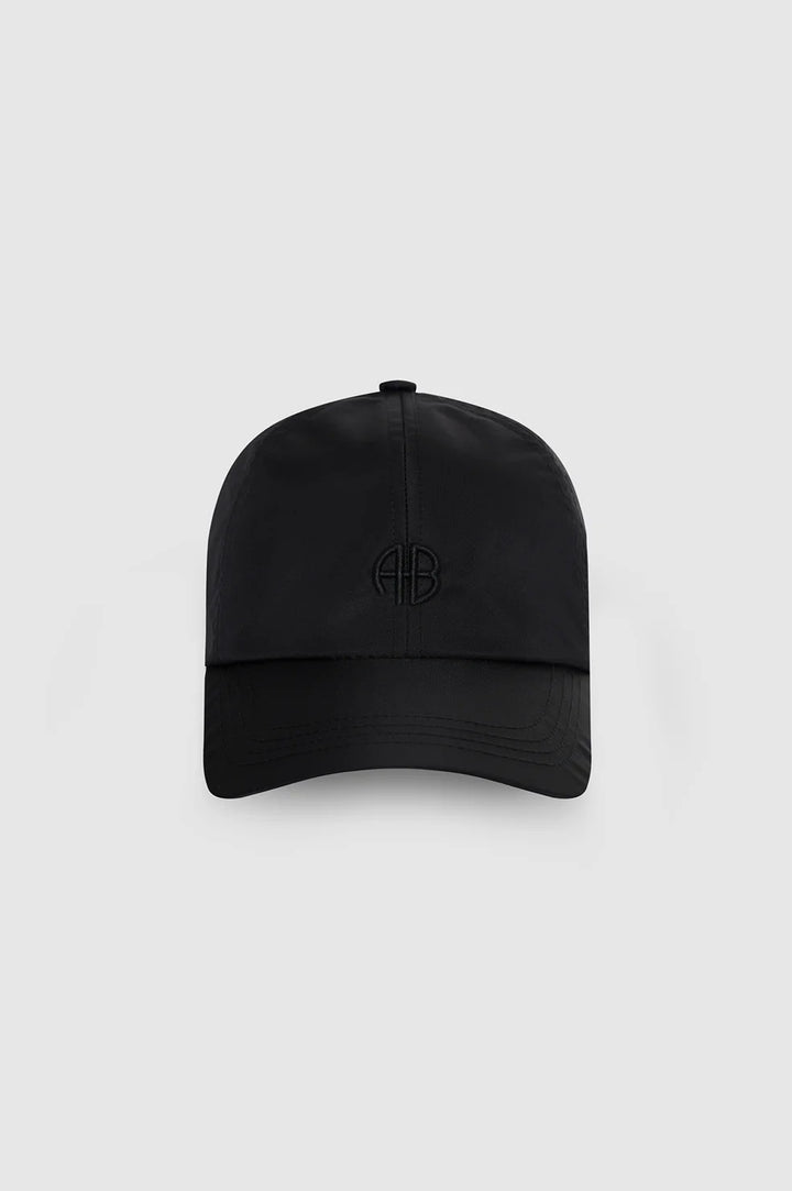 ANINE BING - Jeremy Baseball Cap AB Nylon in Black