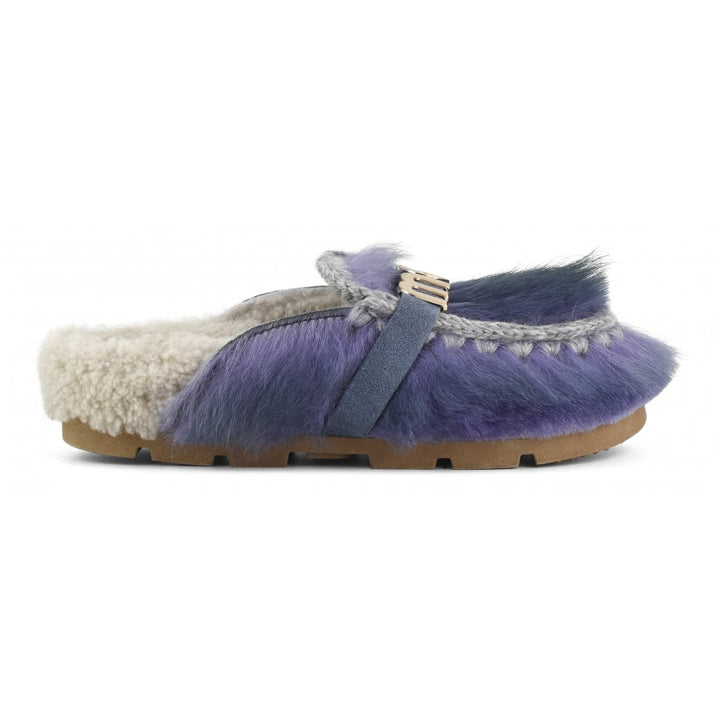 Mou - Winter Bio Slide Long Hair Ponyskin in Pink Lavender