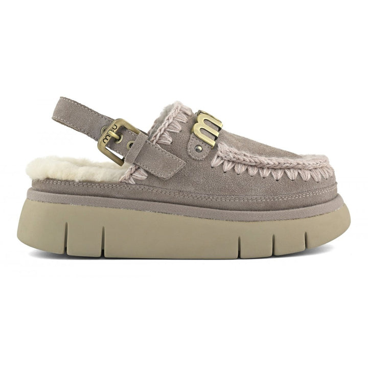 MOU - Bounce Clog Back Strap in Pink Brown
