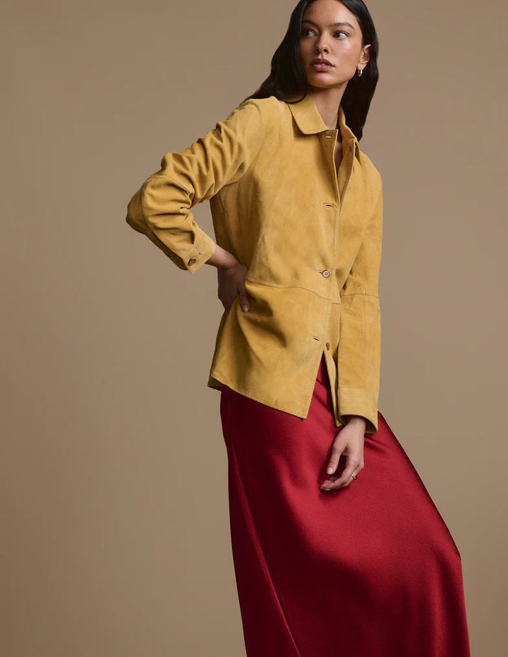 Jenni Kayne - Nina Slip Skirt in Crimson