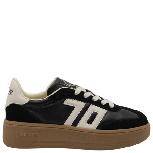 Back 70 - XXL Sneaker in Black Butter Shoes