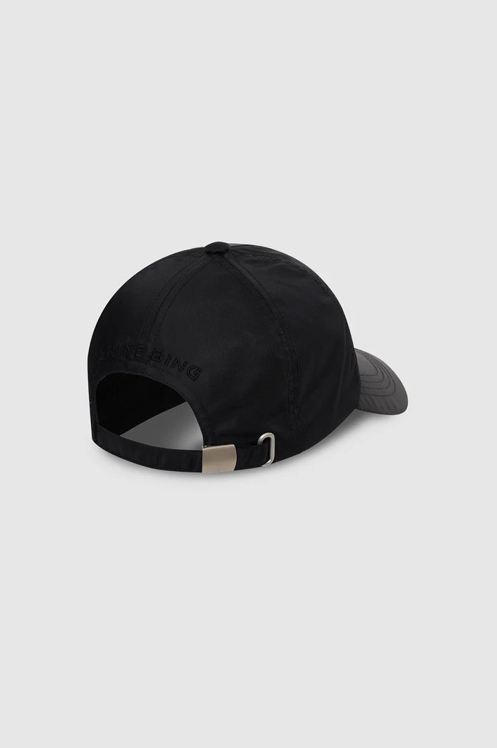 ANINE BING - Jeremy Baseball Cap AB Nylon in Black