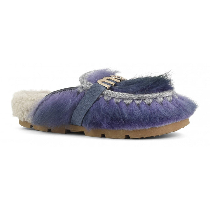 Mou - Winter Bio Slide Long Hair Ponyskin in Pink Lavender