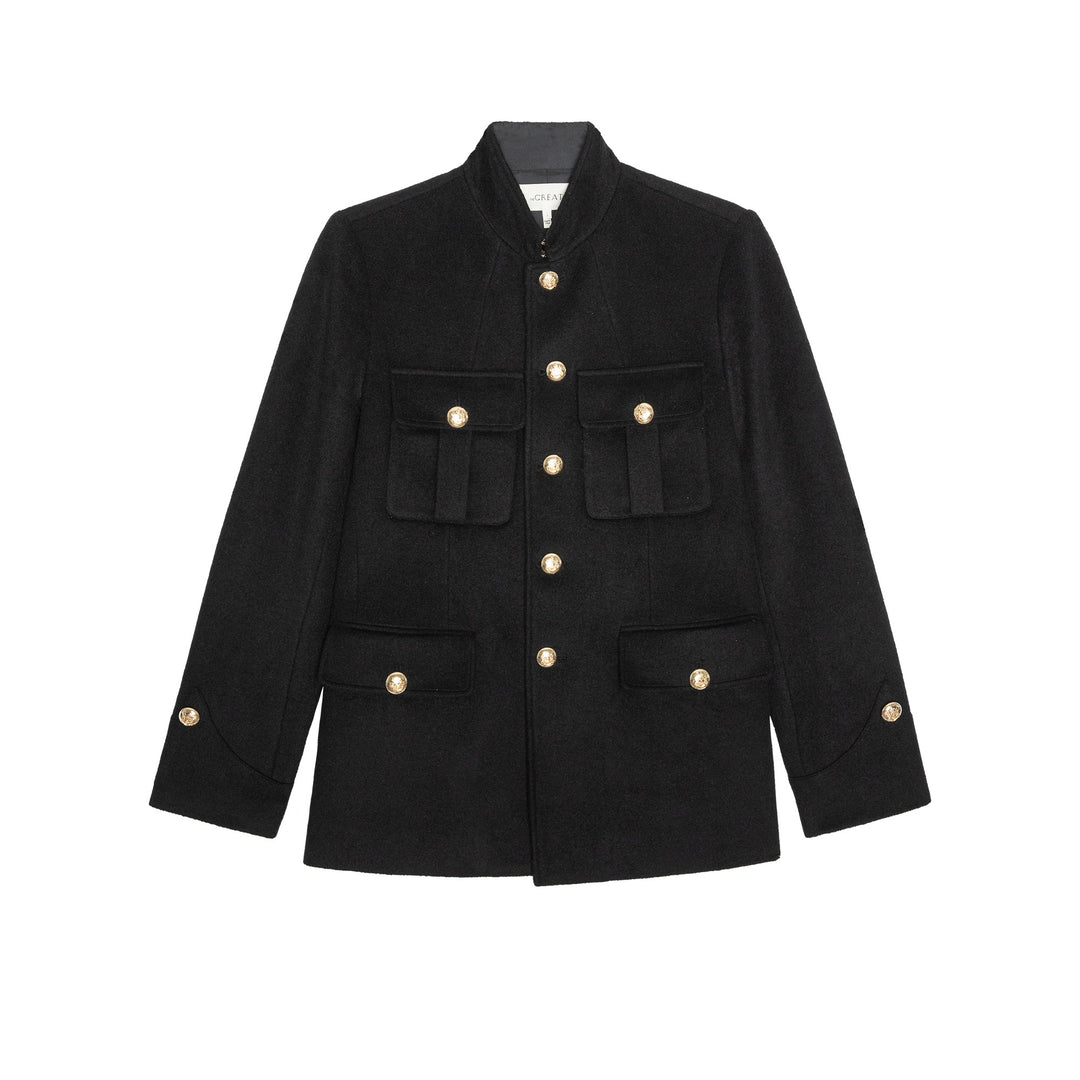THE GREAT - The Military Blazer in Black