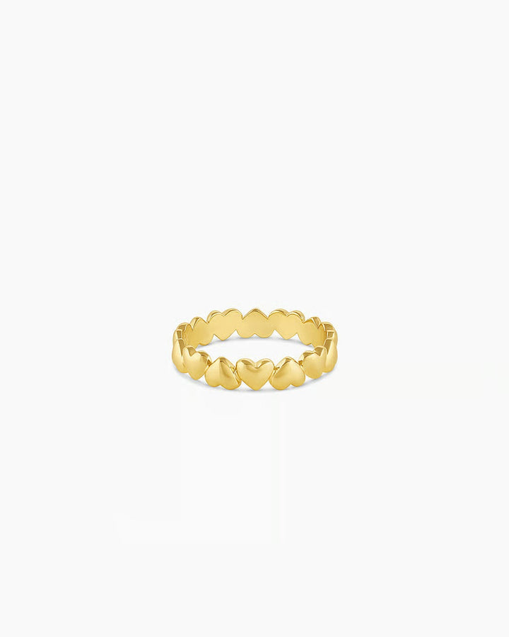 Gorjana - Lou Heart Gold Plated Ring