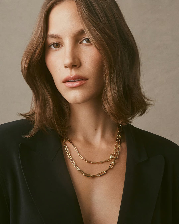 Gorjana - Heart Padlock Necklace Necklaces