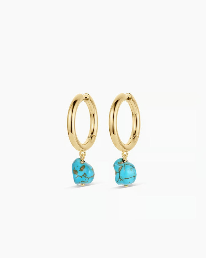 Gorjana - Turquoise Cove Hoops