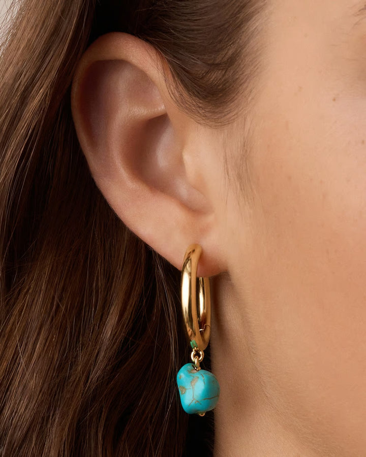 Gorjana - Turquoise Cove Hoops