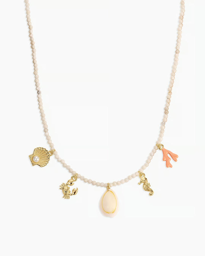 Gorjana - Ocean Mini Charm Necklace