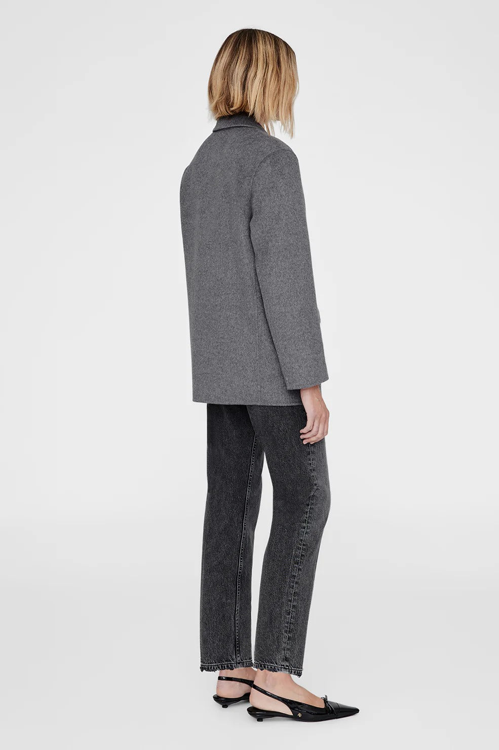 Anine Bing - Quinn Blazer in Heather Grey