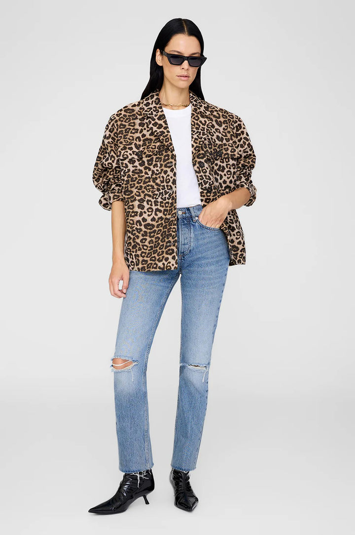 Anine Bing - Flynn Jacket Leo in Leopard