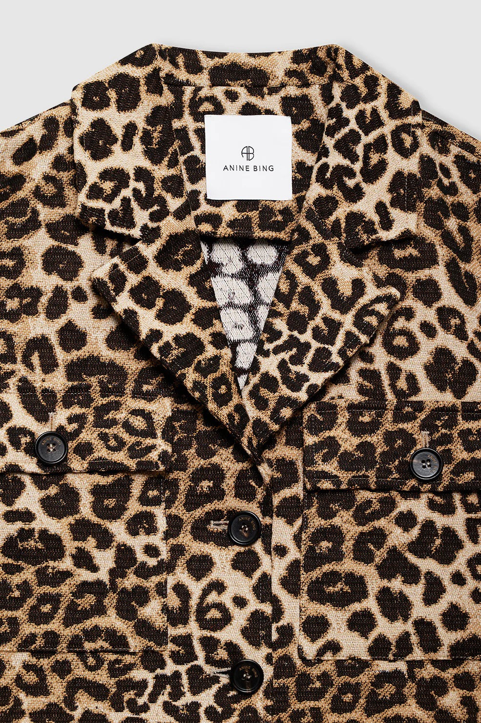 Anine Bing - Flynn Jacket Leo in Leopard