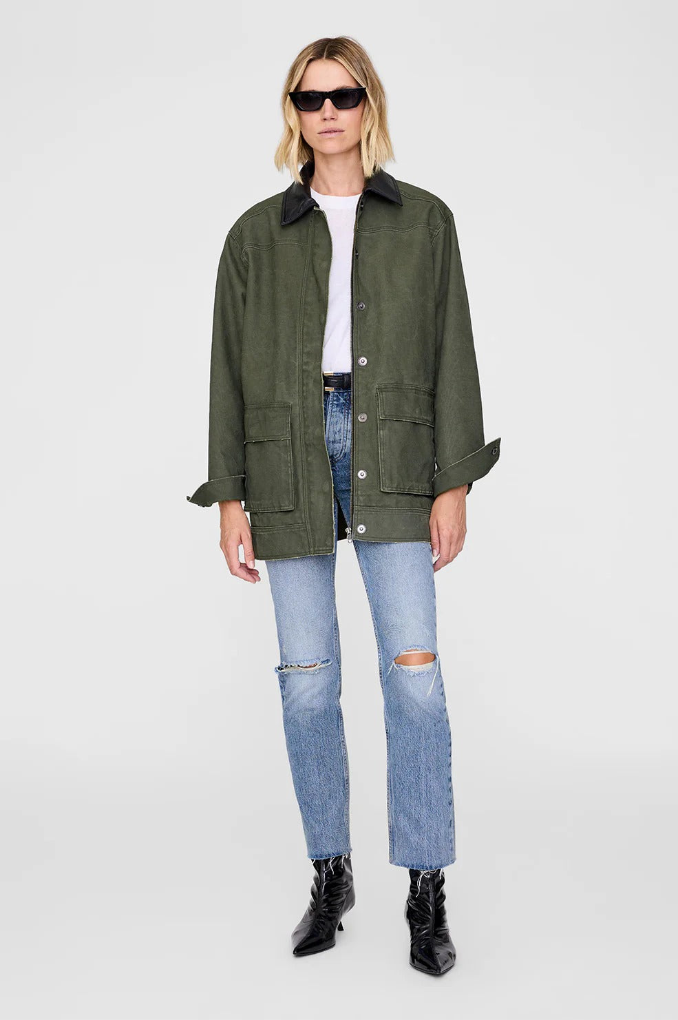 Anine Bing - Sean Jacket in Army Green
